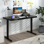 Bureau debout en verre monobloc 48 x 24 avec tiroirs inscriptibles