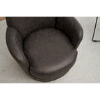 Fauteuils pivotants en similicuir PU à 360 degrés pour salon, chambre à coucher
