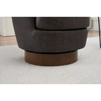 Fauteuils pivotants en similicuir PU à 360 degrés pour salon, chambre à coucher