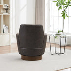Fauteuils pivotants en similicuir PU à 360 degrés pour salon, chambre à coucher