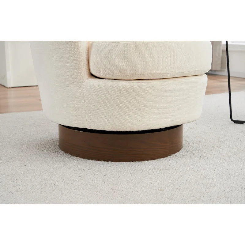 Fauteuils pivotants en similicuir PU à 360 degrés pour salon, chambre à coucher