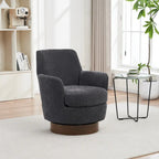 Fauteuils pivotants en similicuir PU à 360 degrés pour salon, chambre à coucher