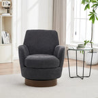 Fauteuils pivotants en similicuir PU à 360 degrés pour salon, chambre à coucher
