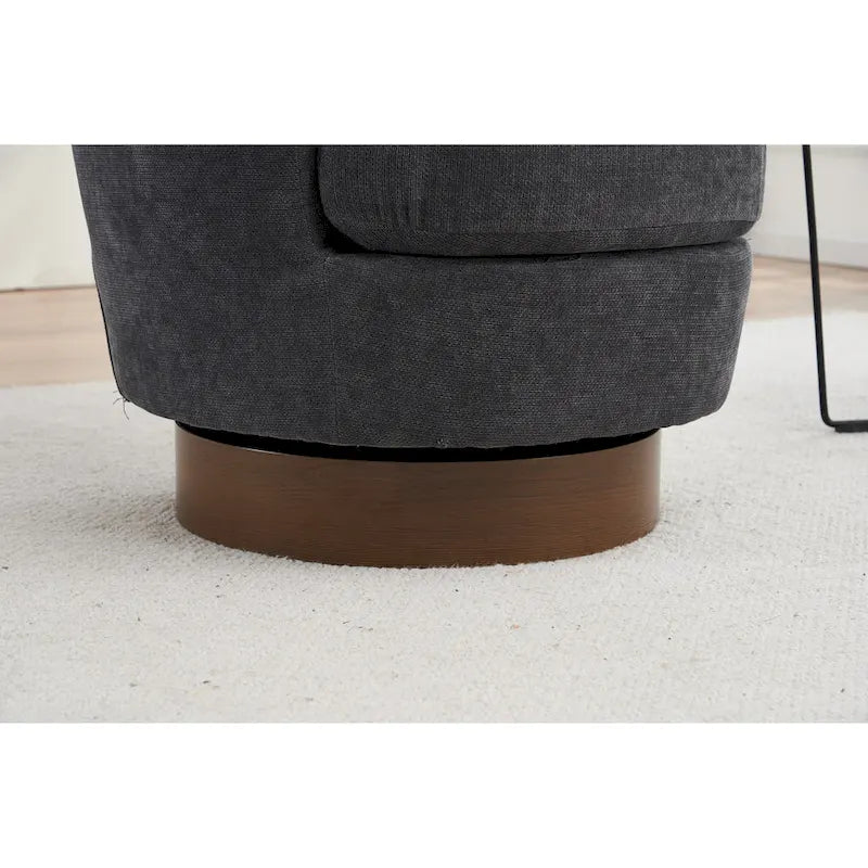 Fauteuils pivotants en similicuir PU à 360 degrés pour salon, chambre à coucher