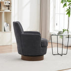 Fauteuils pivotants en similicuir PU à 360 degrés pour salon, chambre à coucher