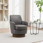 Fauteuils pivotants en similicuir PU à 360 degrés pour salon, chambre à coucher