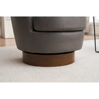 Fauteuils pivotants en similicuir PU à 360 degrés pour salon, chambre à coucher
