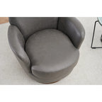 Fauteuils pivotants en similicuir PU à 360 degrés pour salon, chambre à coucher
