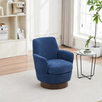 Fauteuils pivotants en similicuir PU à 360 degrés pour salon, chambre à coucher