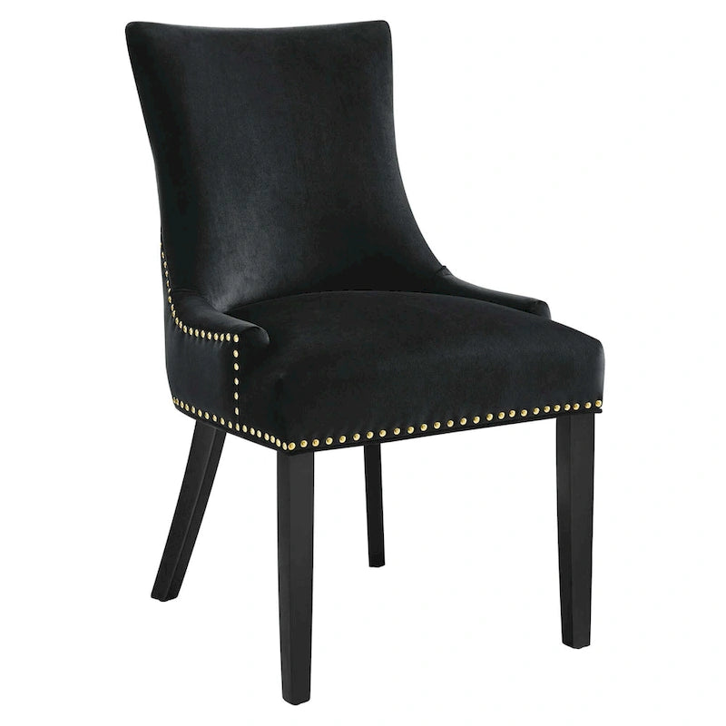 Chaises de salle à manger en velours Marquis - Lot de 2