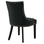Chaises de salle à manger en velours Marquis - Lot de 2