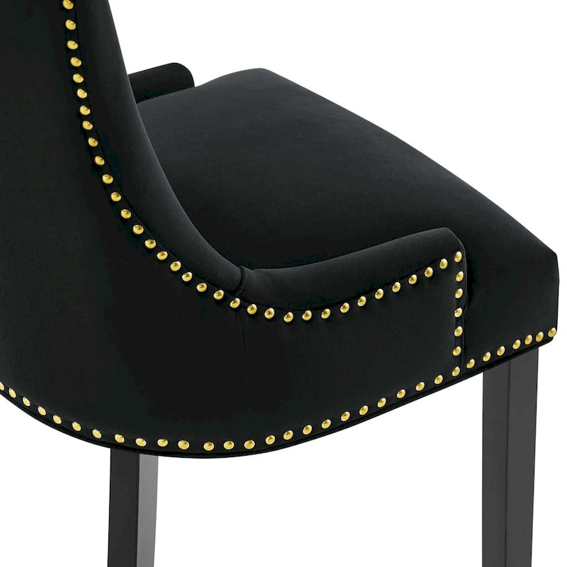 Chaises de salle à manger en velours Marquis - Lot de 2
