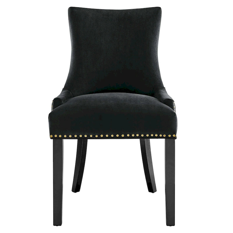 Chaises de salle à manger en velours Marquis - Lot de 2