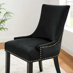 Chaises de salle à manger en velours Marquis - Lot de 2