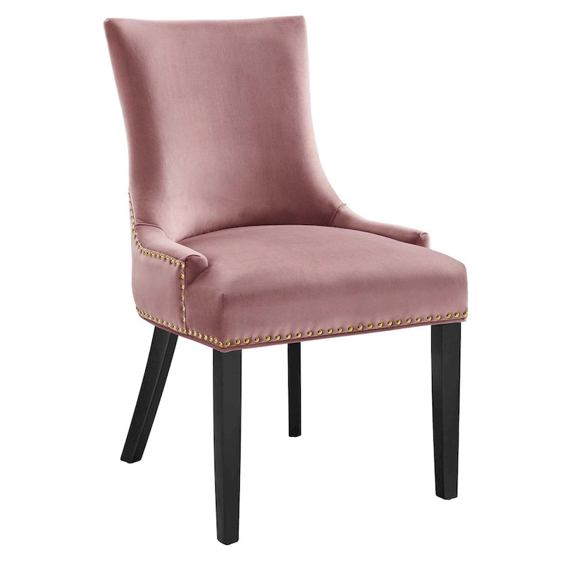 Chaises de salle à manger en velours Marquis - Lot de 2