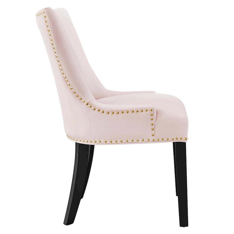 Chaises de salle à manger en velours Marquis - Lot de 2