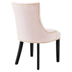 Chaises de salle à manger en velours Marquis - Lot de 2