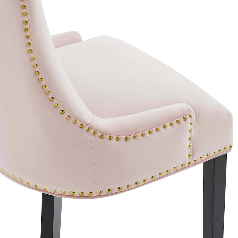 Chaises de salle à manger en velours Marquis - Lot de 2