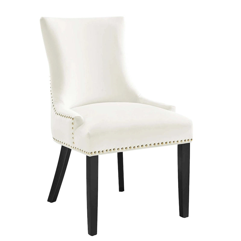 Chaises de salle à manger en velours Marquis - Lot de 2