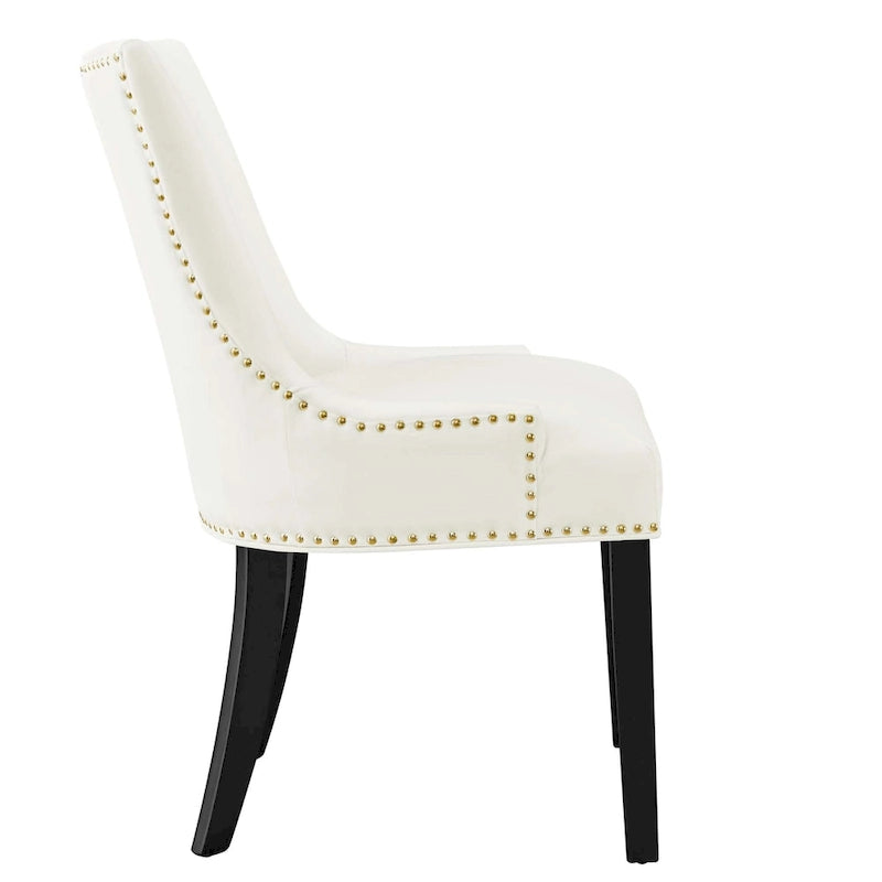 Chaises de salle à manger en velours Marquis - Lot de 2