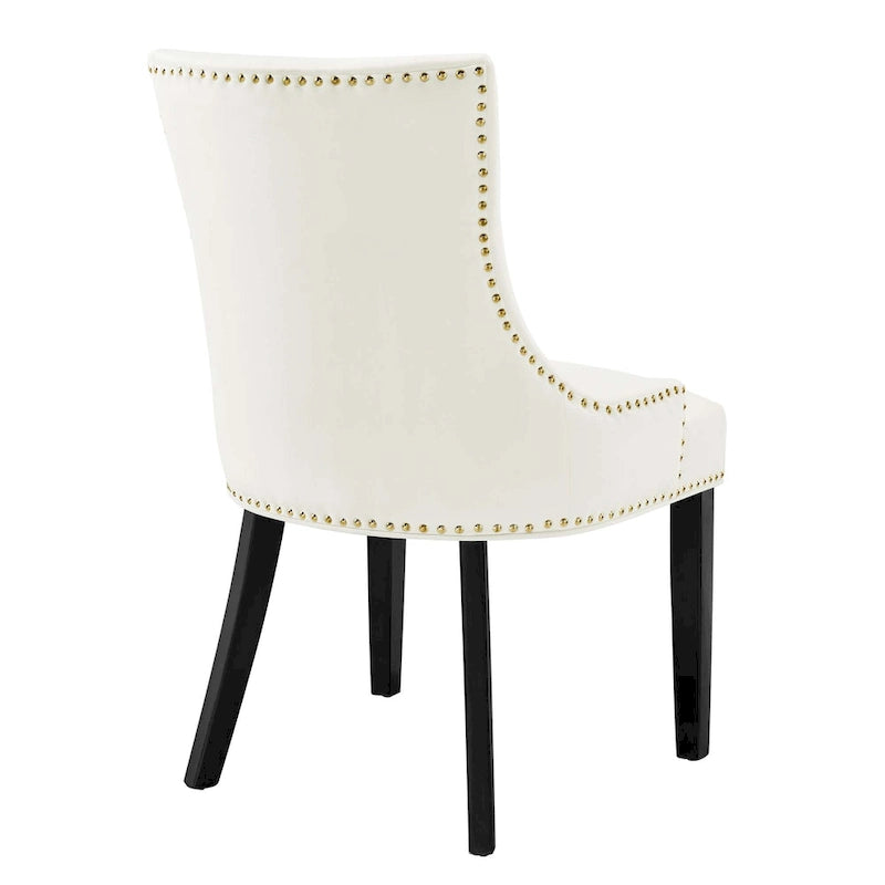 Chaises de salle à manger en velours Marquis - Lot de 2