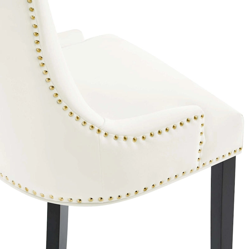 Chaises de salle à manger en velours Marquis - Lot de 2