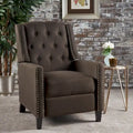 Fauteuil inclinable en tissu touffeté Izidro