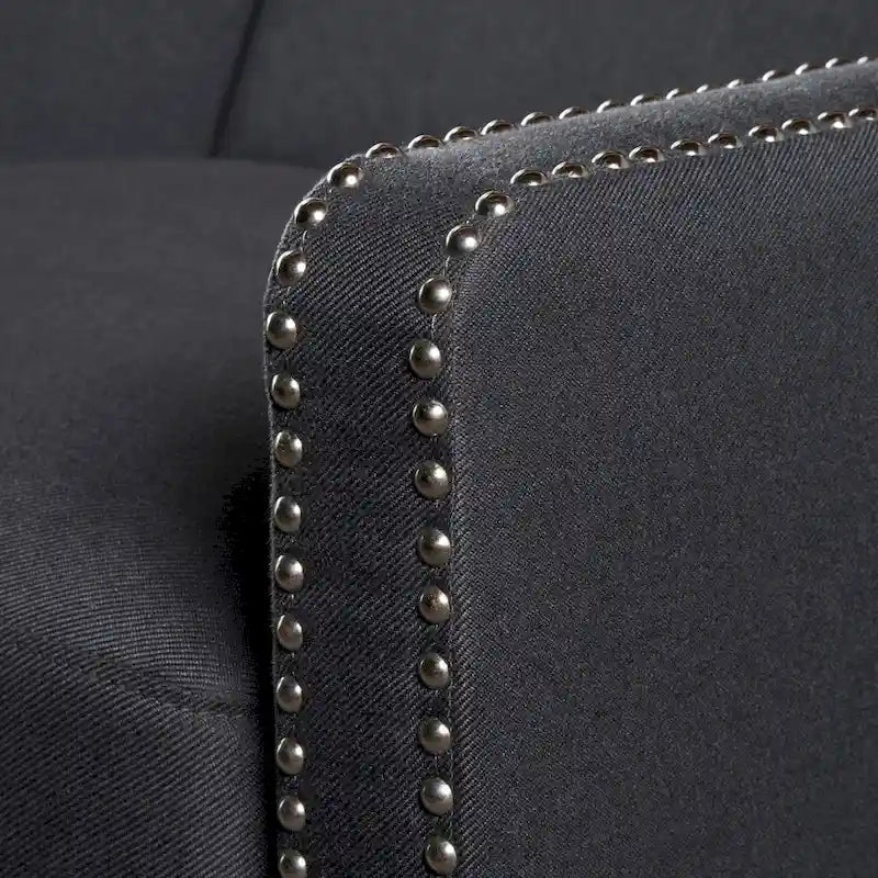Fauteuil inclinable en tissu touffeté Izidro