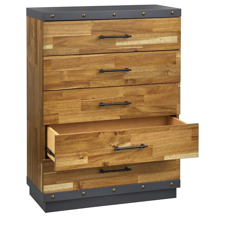 Ensemble commode et table de chevet 2 pièces Drake