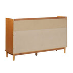 Commode en bois massif haut de gamme style galerie moderne