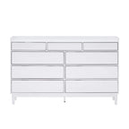 Commode en bois massif haut de gamme style galerie moderne