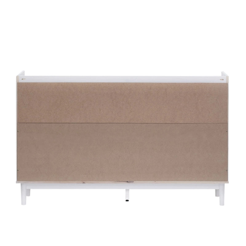 Commode en bois massif haut de gamme style galerie moderne