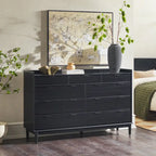 Commode en bois massif haut de gamme style galerie moderne