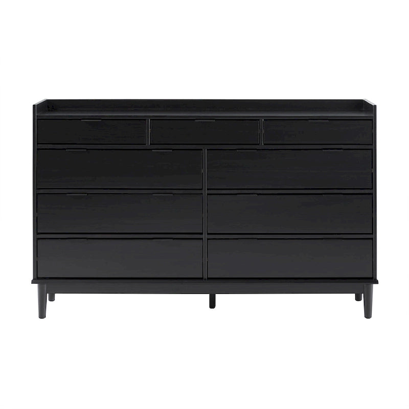 Commode en bois massif haut de gamme style galerie moderne