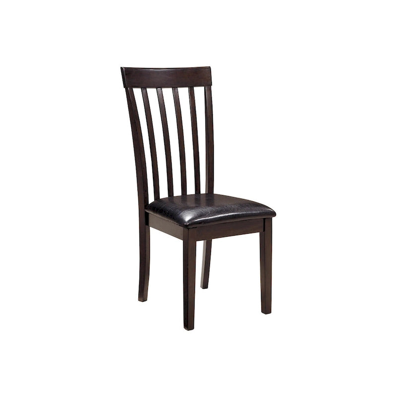 Chaise de salle à manger marron foncé (lot de 2)