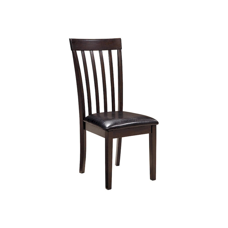 Chaise de salle à manger marron foncé (lot de 2)