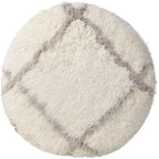 Tabouret bohème en peluche Gloweth