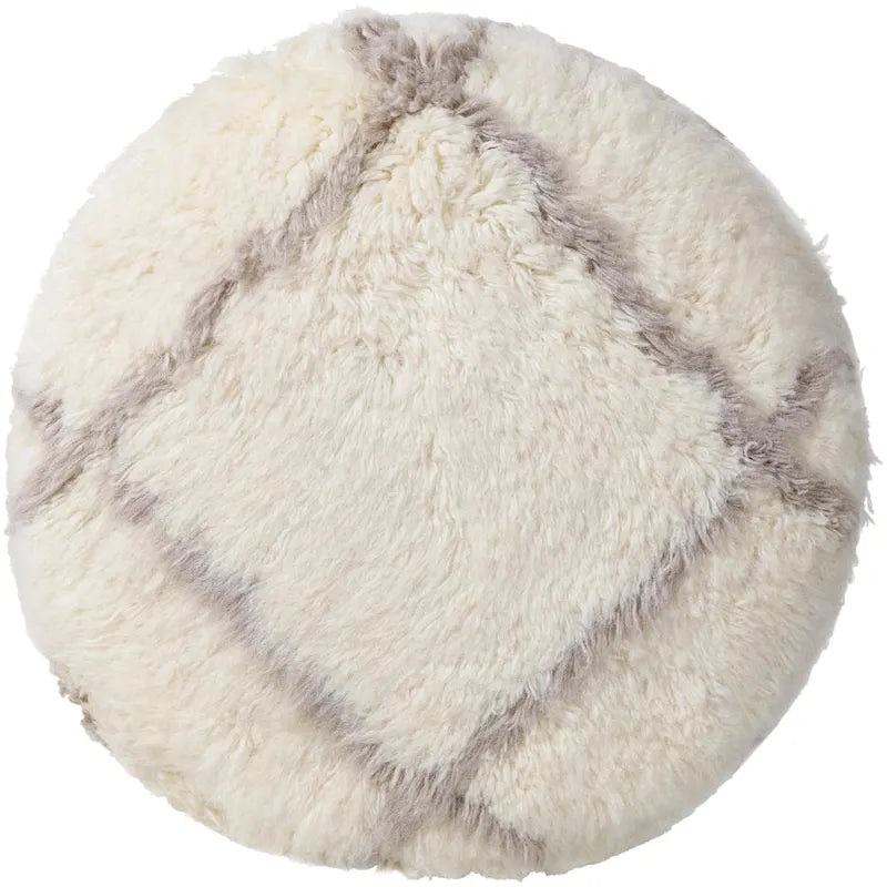 Tabouret bohème en peluche Gloweth