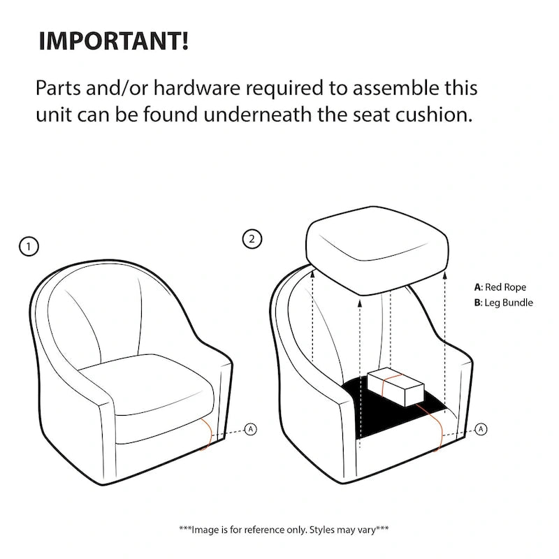 Fauteuil pivotant à 360 degrés Jayne