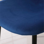 Chaises de salle à manger Lassan contemporaines rembourrées en tissu (Lot de 4)