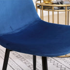 Chaises de salle à manger Lassan contemporaines rembourrées en tissu (Lot de 4)