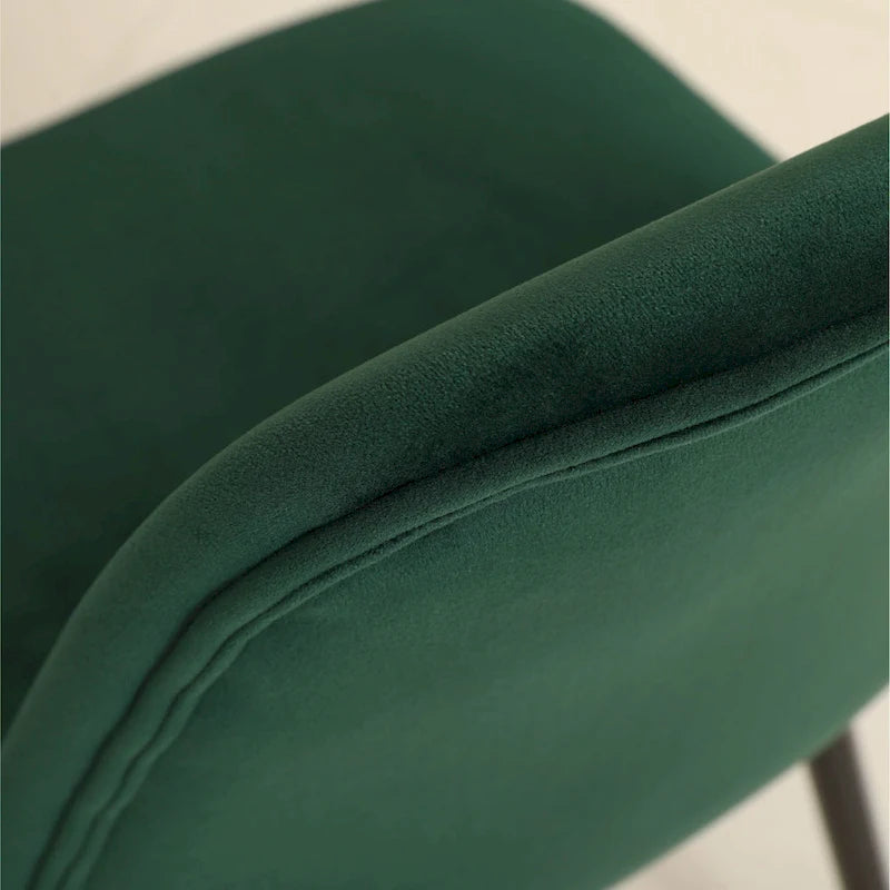 Chaises de salle à manger Lassan contemporaines rembourrées en tissu (Lot de 4)