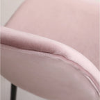 Chaises de salle à manger Lassan contemporaines rembourrées en tissu (Lot de 4)