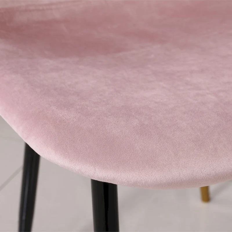 Chaises de salle à manger Lassan contemporaines rembourrées en tissu (Lot de 4)