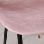 Chaises de salle à manger Lassan contemporaines rembourrées en tissu (Lot de 4)