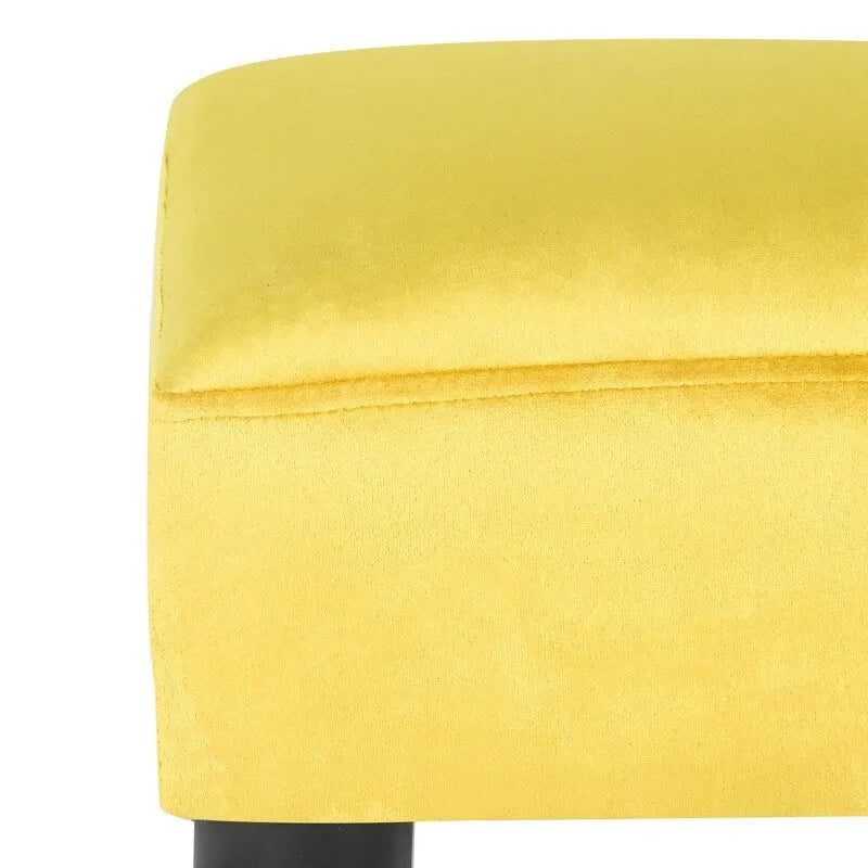 Repose-pieds ottoman en similicuir, tabouret carré rembourré