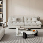Causeuse canapé sectionnel moderne 105 en velours poncé Cloud pour salon