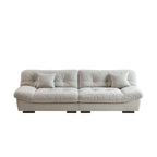 Causeuse canapé sectionnel moderne 105 en velours poncé Cloud pour salon