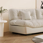 Causeuse canapé sectionnel moderne 105 en velours poncé Cloud pour salon