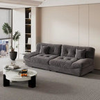 Causeuse canapé sectionnel moderne 105 en velours poncé Cloud pour salon